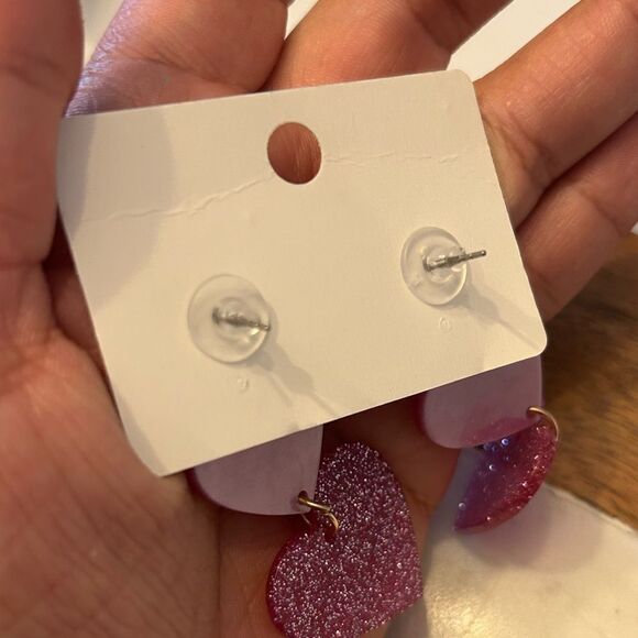 Valentine dangle earrings - Picture 2 of 2